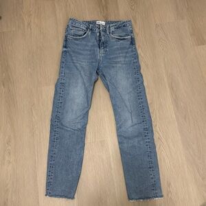 Zara Men's Straight Blue Jeans
